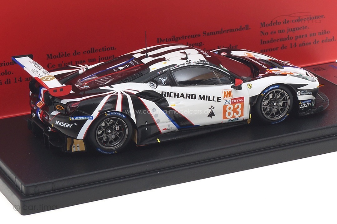Ferrari 488 GTE Evo 24h Le Mans 2020 Collard/Nielsen/Perrodo Looksmart 1:43 LSLM119 Ferrari 488 GTE Evo 24h Le Mans 2020 Collard/Nielsen/Perrodo Looksmart 1:43 LSLM119