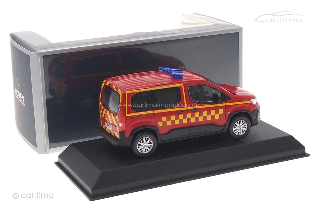 Peugeot Rifter 2019 Pompiers rot/gelb Norev 1:43 479071 Peugeot Rifter 2019 Pompiers rot/gelb Norev 1:43 479071