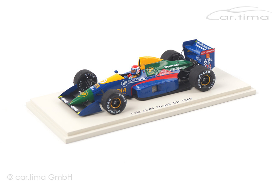Lola LC89 GP Frankreich 1989 Eric Bernard Spark 1:43 S2976