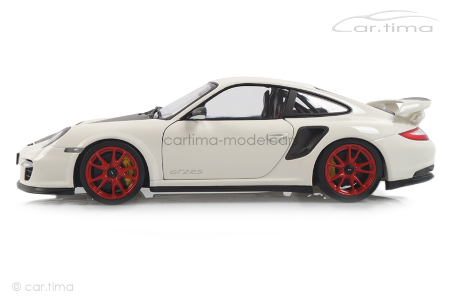Porsche 911 (997 II) GT2 RS 2011 weiß/rote Felgen Minichamps 1:18 100069400R Porsche 911 (997 II) GT2 RS 2011 weiß/rote Felgen Minichamps 1:18 100069400R