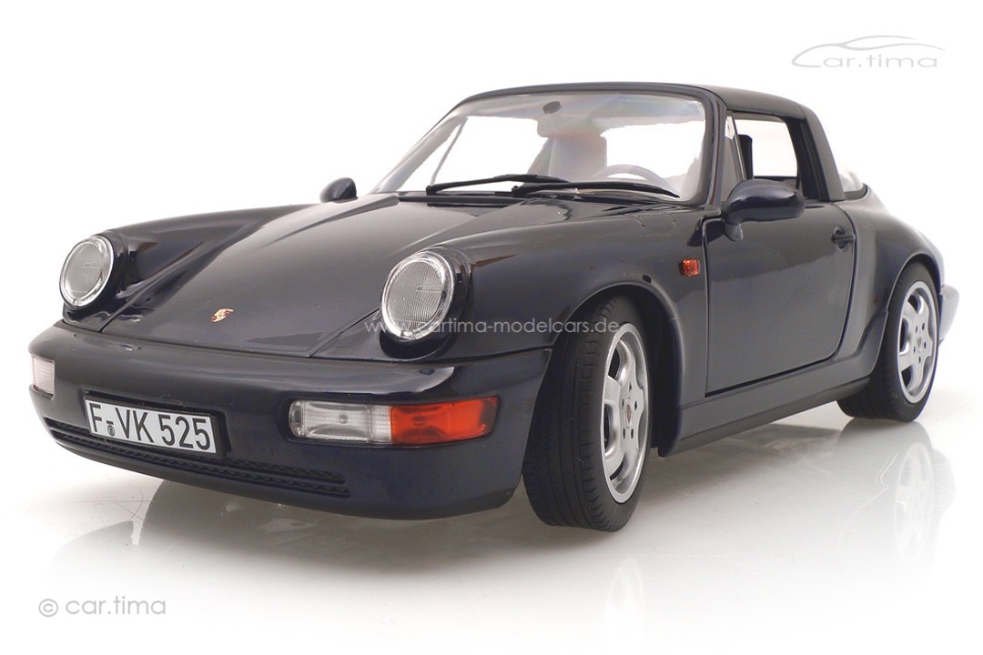 Porsche 911 (964) Carrera 4 Targa 1991 Nachtblau Perlcolor Norev 1:18 187340 Porsche 911 (964) Carrera 4 Targa 1991 Nachtblau Perlcolor Norev 1:18 187340