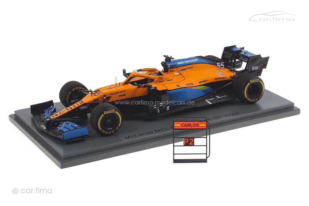 McLaren MCL35 GP Italien 2020 Carlos Sainz Jr. Spark 1:43 S6481 McLaren MCL35 GP Italien 2020 Carlos Sainz Jr. Spark 1:43 S6481