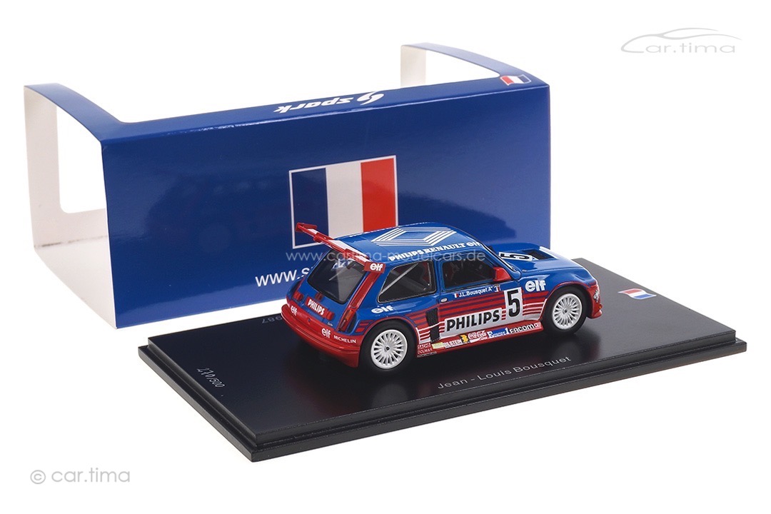 Renault 5 Maxi Turbo Superproduction 1987 Jean-Louis Bousquet Spark 1:43 SF054 Renault 5 Maxi Turbo Superproduction 1987 Jean-Louis Bousquet Spark 1:43 SF054