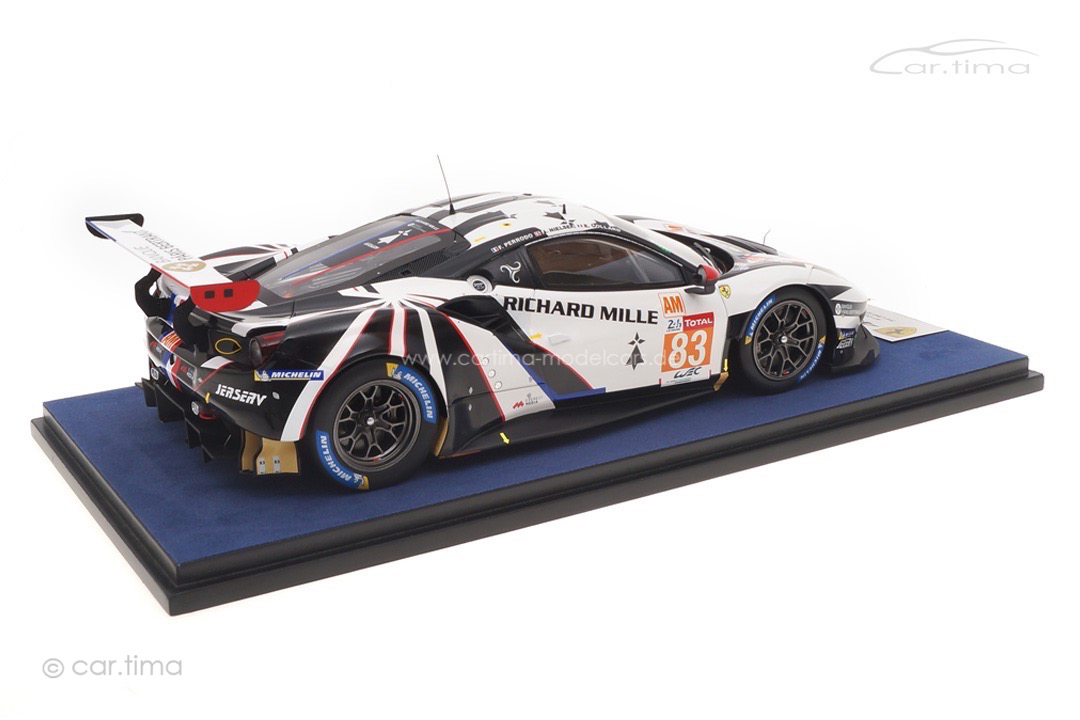 Ferrari 488 GTE Evo 24h Le Mans 2020 Collard/Nielsen/Perrodo LookSmart 1:18 LS18LM025
