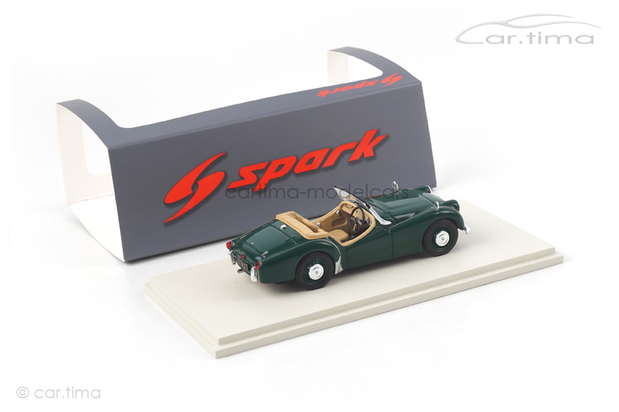 Triumph TR2 Long door grün Spark 1:43 S0498 Triumph TR2 Long door grün Spark 1:43 S0498