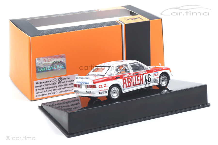 Mercedes 190E 2.3-16V ETTC 1986 di Gioia/Duez/Vojtech IXO Models 1:43 GTM125