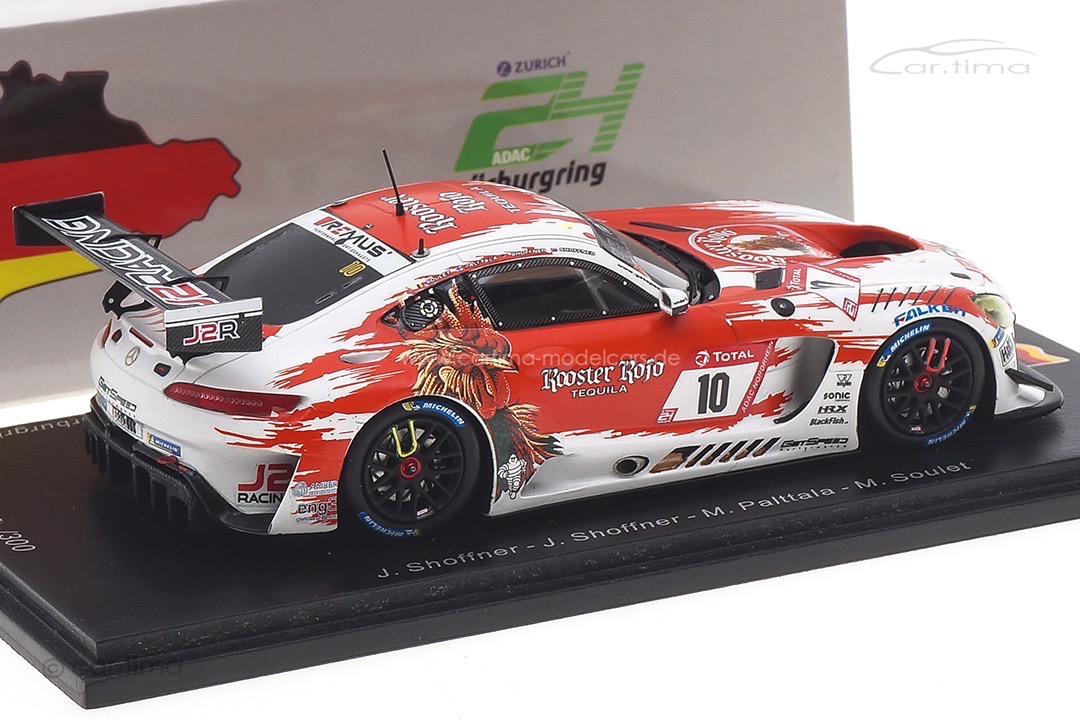Mercedes-AMG GT3 24h Nürburgring 2020 Palttala/Soulet/Shoffner Spark 1:43 SG696 Mercedes-AMG GT3 24h Nürburgring 2020 Palttala/Soulet/Shoffner Spark 1:43 SG696