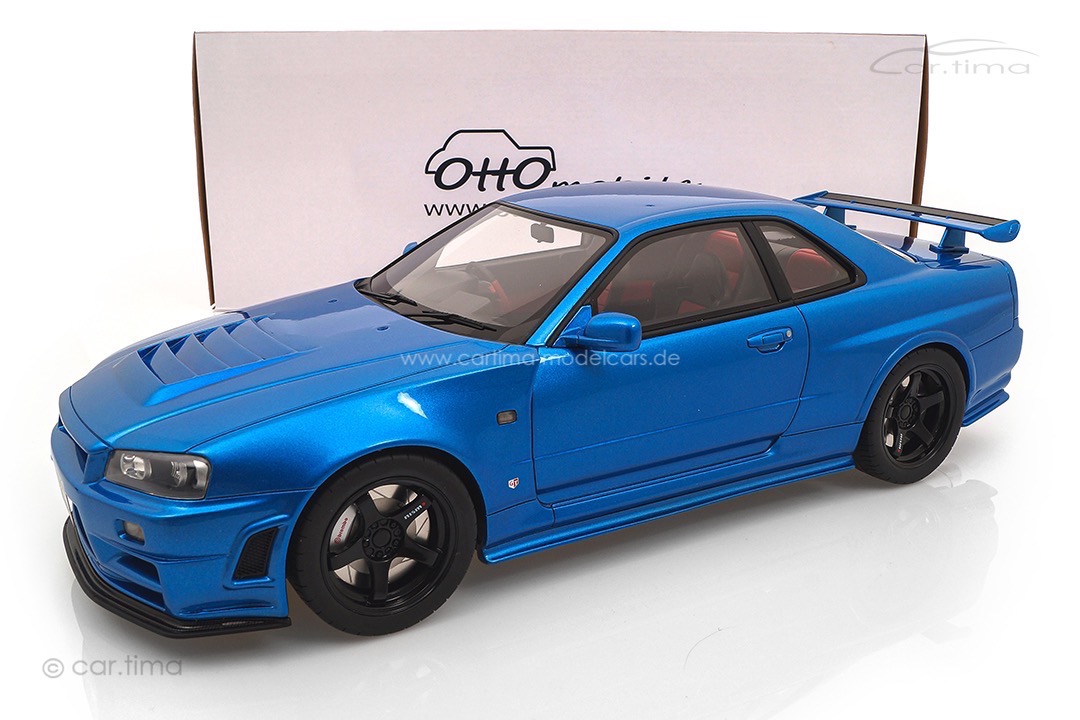 NISMO R34 GT-R Z-tune Bayside Blue OttOmobile 1:12 G082