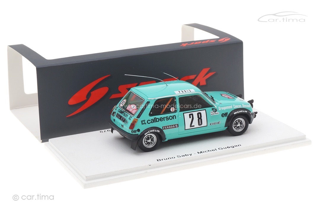 Renault 5 Alpine Rallye Monte Carlo 1979 Saby/Guégan Spark 1:43 S6036 Renault 5 Alpine Rallye Monte Carlo 1979 Saby/Guégan Spark 1:43 S6036
