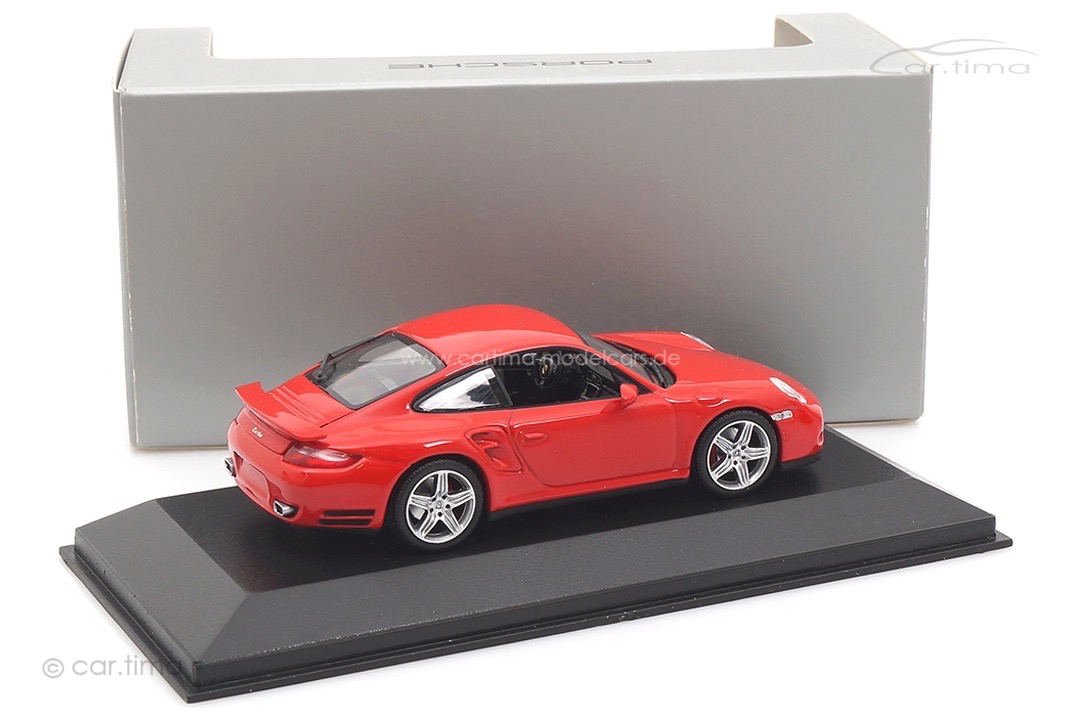 Porsche 911 (997) Turbo Indischrot Von Null auf Turbo Minichamps 1:43 WAP02013116