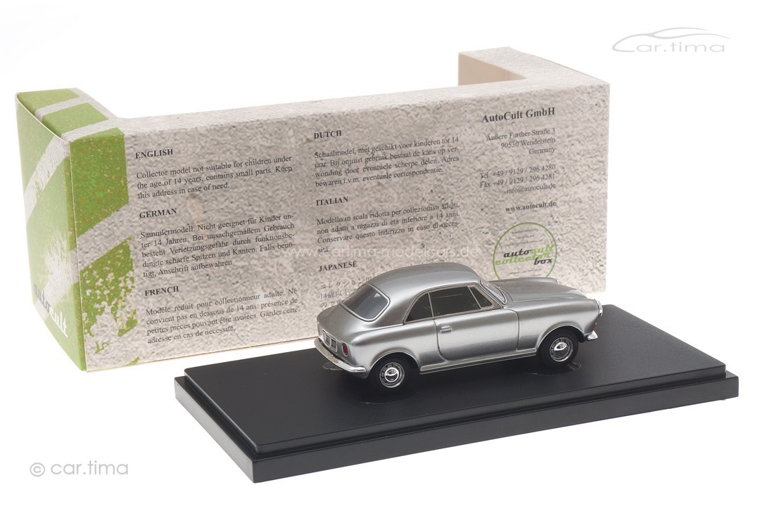 MG Mini Coupé AD035 1960 silber autocult 1:43 06056 MG Mini Coupé AD035 1960 silber autocult 1:43 06056