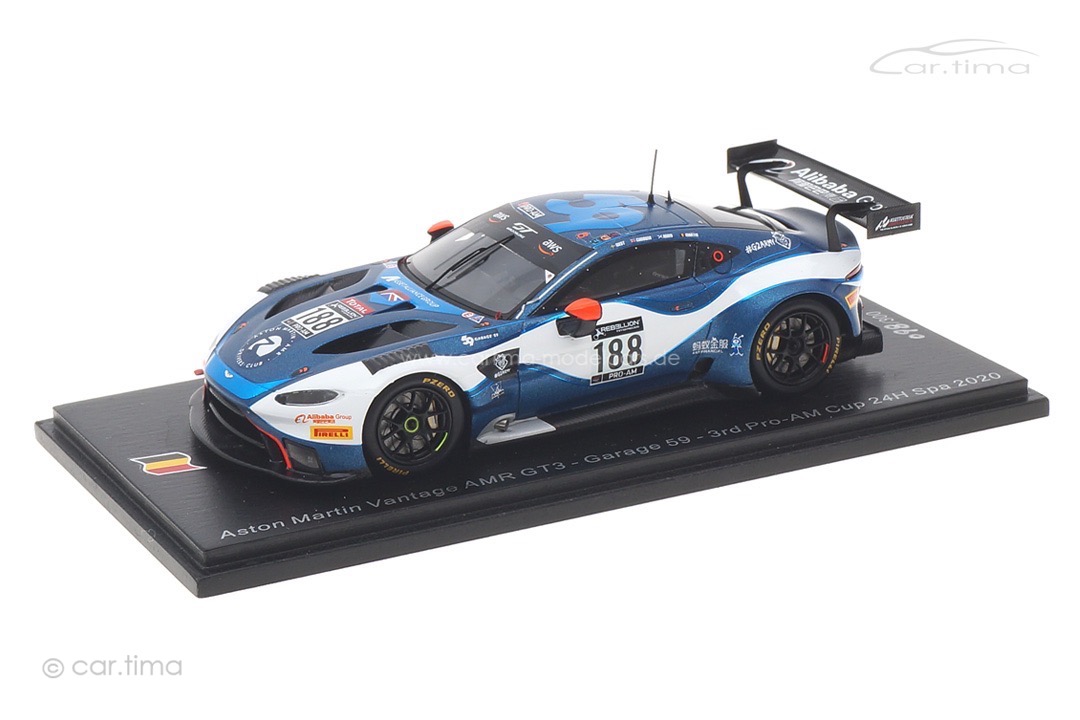 Aston Martin Vantage AMR GT3 24h Spa 2020 Adam/Goodwin/Martin/West Spark 1:43 SB384