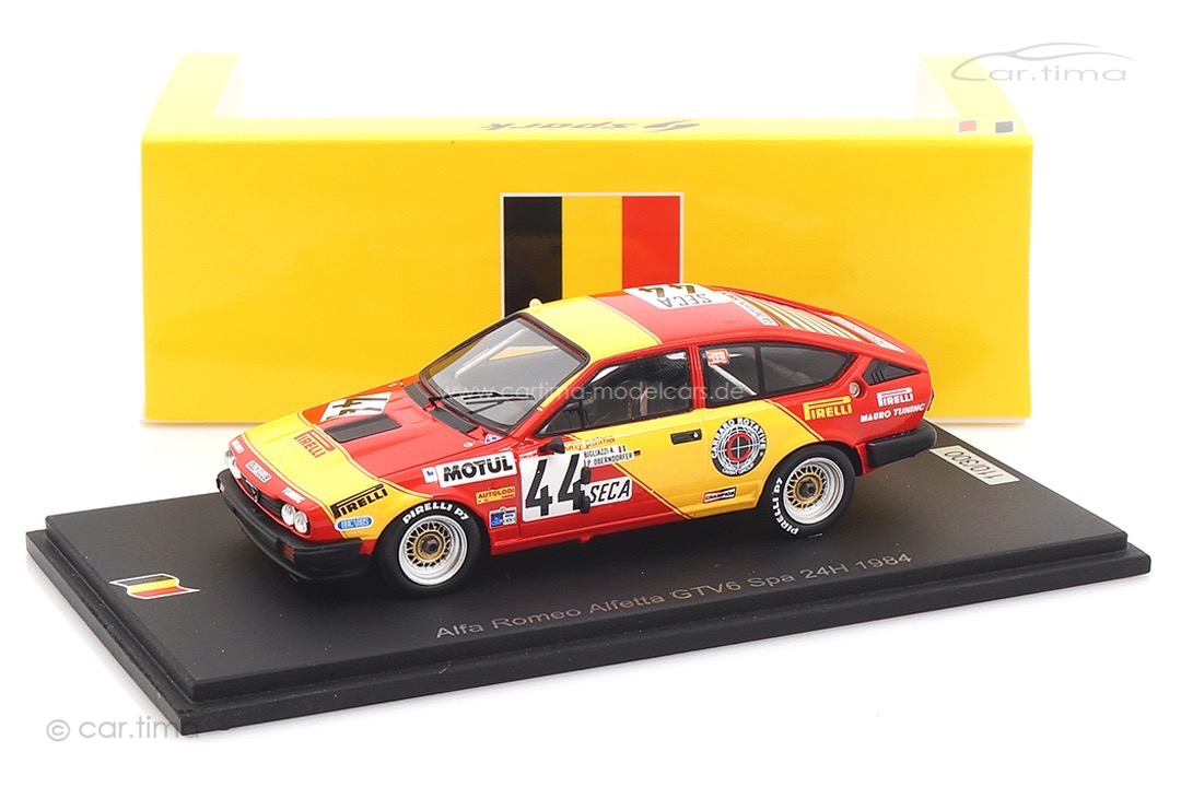 Alfa Romeo Alfetta GTV6 24h Spa 1984 Bigliazzi/Oberndorfer/Palma Spark 1:43 SB427
