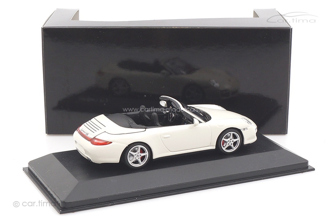 Porsche 911 (997 II) Carrera 4S Cabriolet Carraraweiß Minichamps 1:43 400066431