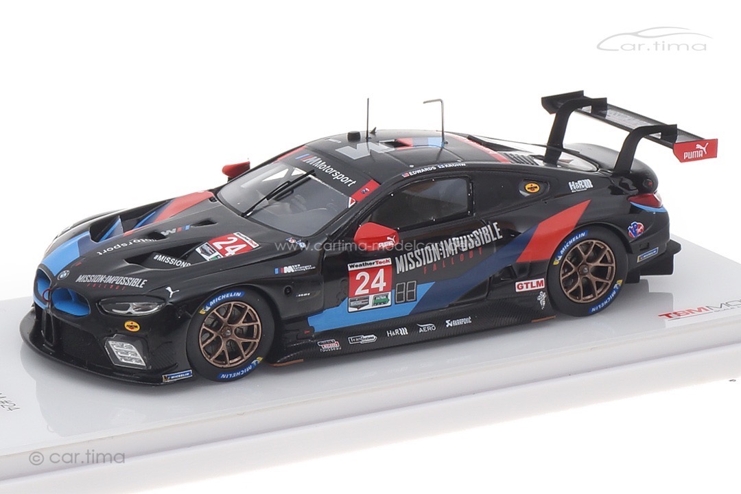 BMW M8 GTLM IMSA 2018 Edwards/Krohn Mission Impossible livery TSM 1:43 TSM430433