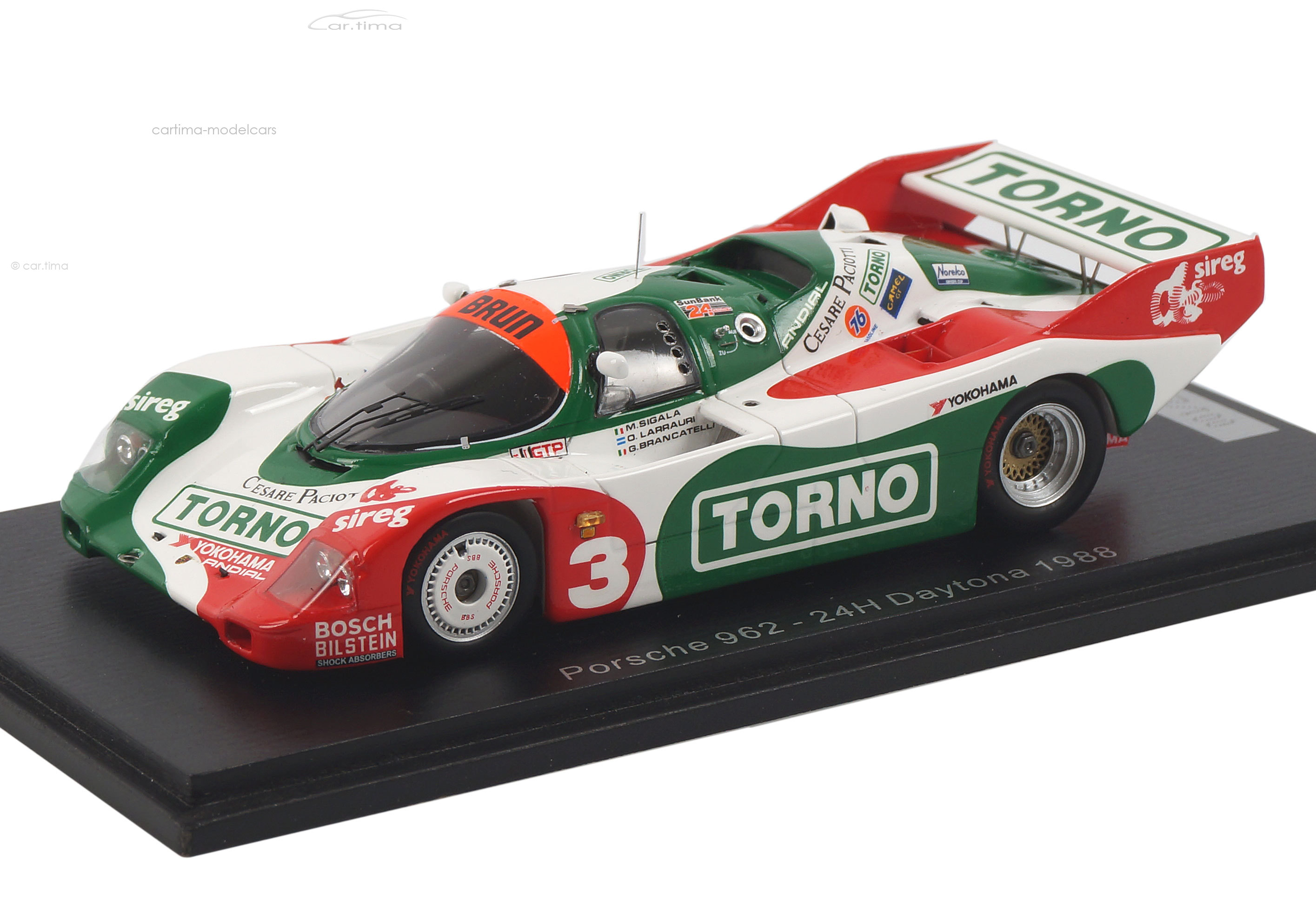 Porsche 962 24h Daytona 1988 Brancatelli/Larrauri/Sigala Spark 1:43 CA04319007 Porsche 962 24h Daytona 1988 Brancatelli/Larrauri/Sigala Spark 1:43 CA04319007