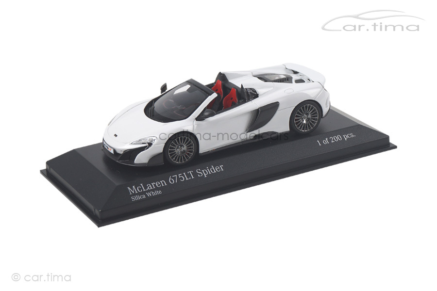 McLaren 675LT Spider Silica white Minichamps 1:43 537154432