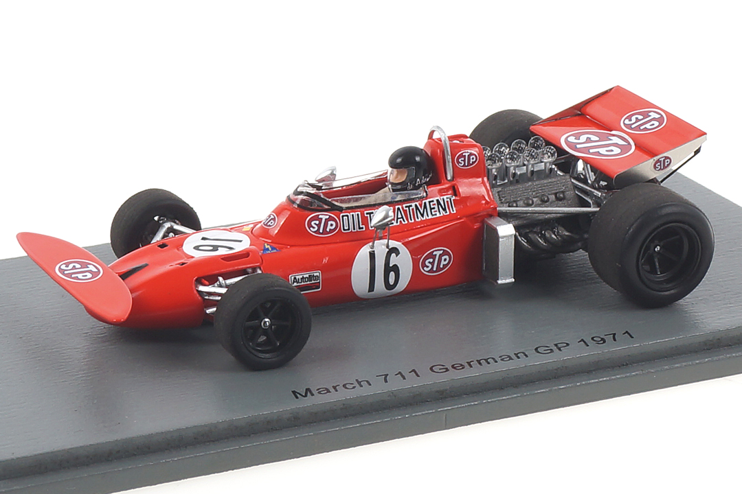 March 711 German GP 1971 Andrea de Adamich Spark 1:43 S7261 March 711 German GP 1971 Andrea de Adamich Spark 1:43 S7261