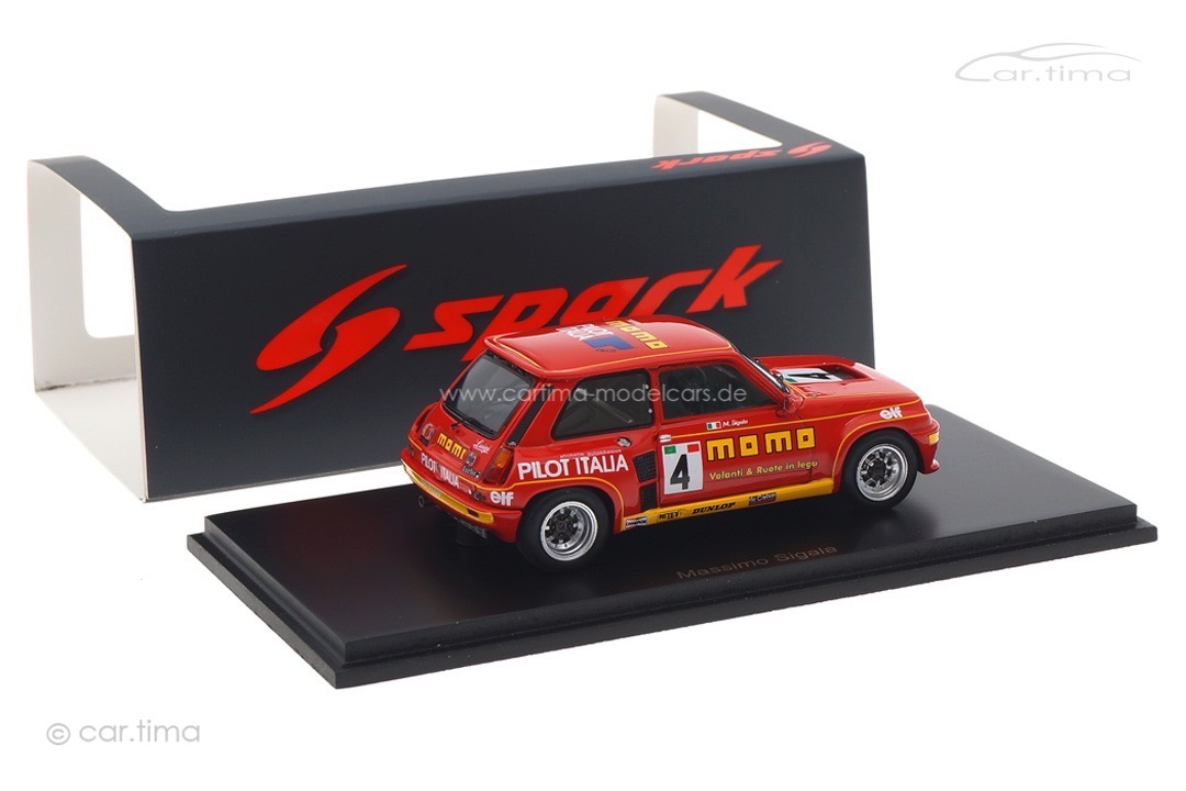 Renault 5 Turbo Europa Cup 1984 Massimo Sigala Spark 1:43 S5558