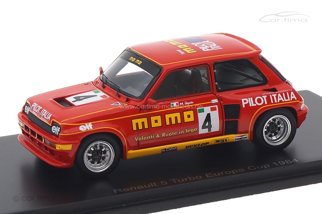 Renault 5 Turbo Europa Cup 1984 Massimo Sigala Spark 1:43 S5558