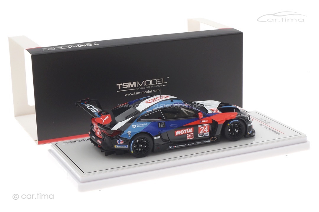 BMW M4 GT3 24h Daytona 2022 Eng/Yelloly/van der Linde/Wittmann TSM 1:43 TSM430608 BMW M4 GT3 24h Daytona 2022 Eng/Yelloly/van der Linde/Wittmann TSM 1:43 TSM430608