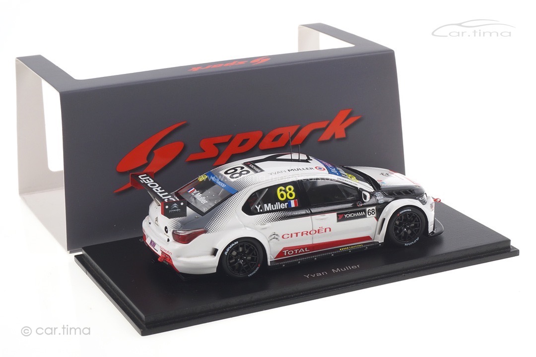 Citroen C-Elysée Winner WTCC Marokko 2015 Ivan Muller Spark 1:43 S4525 Citroen C-Elysée Winner WTCC Marokko 2015 Ivan Muller Spark 1:43 S4525