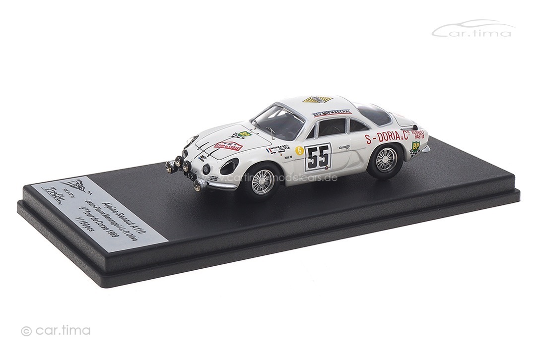 Miniature Alpine Renault A110 Tour De Corse 1974 - Manzagol - 1/43 - TROFEU