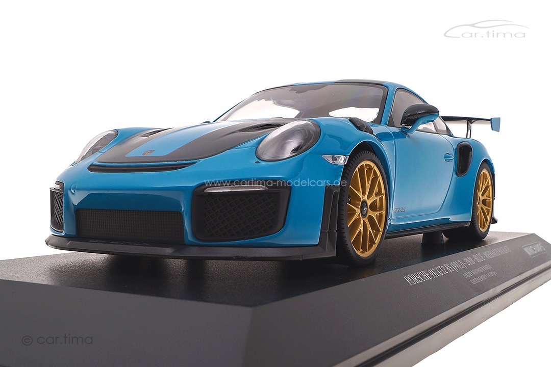 Porsche 911 (991 II) GT2 RS Weissach Package Miami blau Minichamps 1:18 153068310