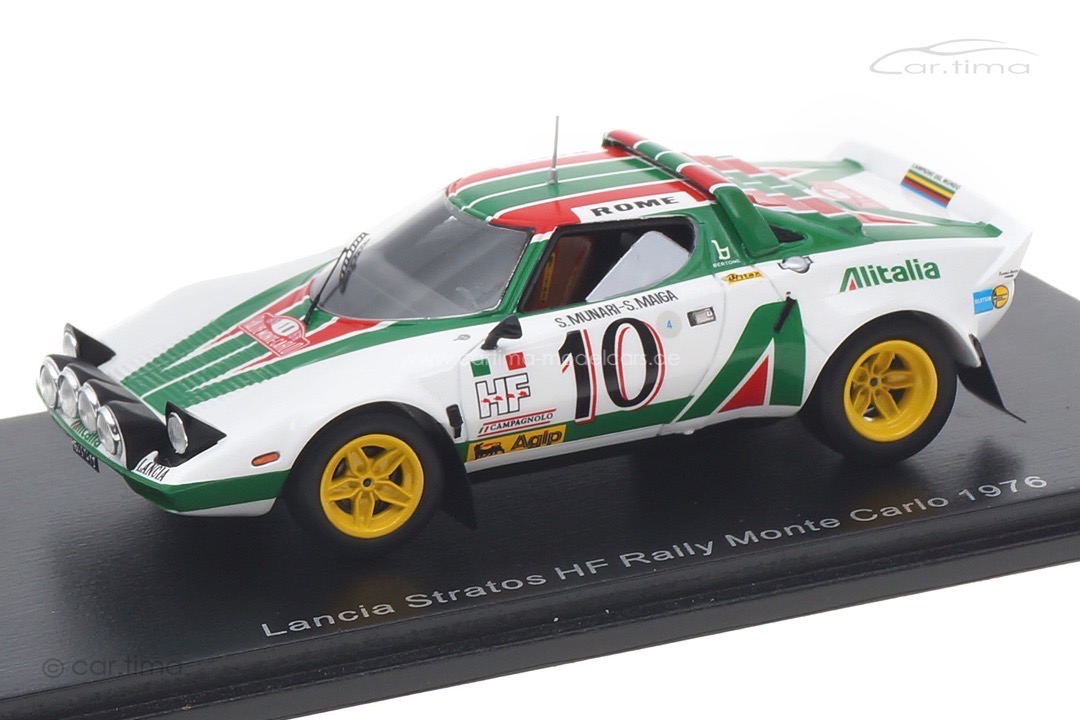 Lancia Stratos HF Rally Monte Carlo 1976 Munari/Maiga Spark 1:43 S9082