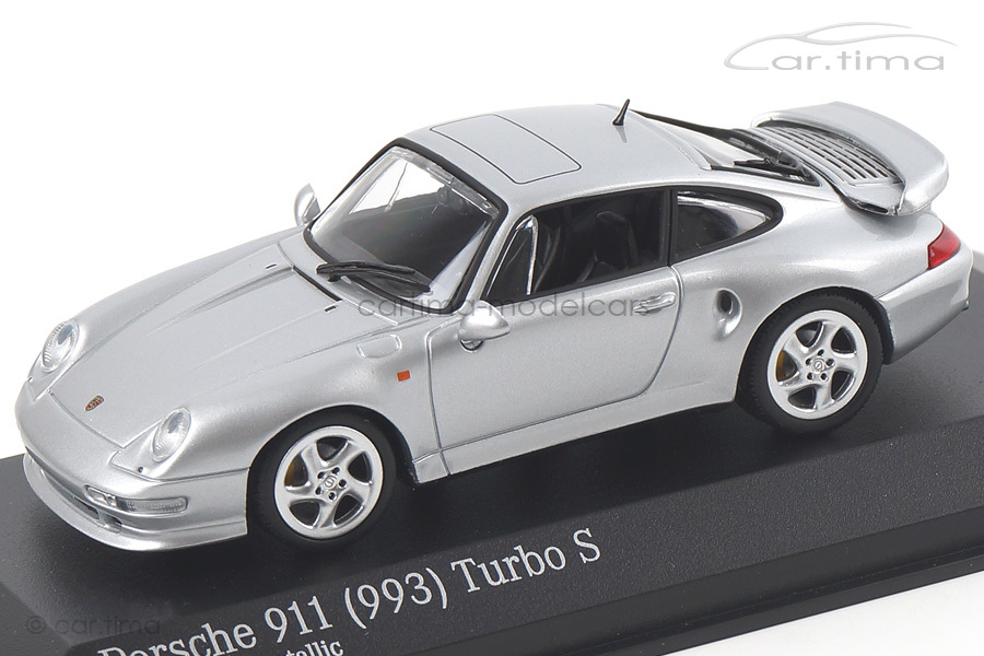 Porsche 911 (993) Turbo S Arktissilber Minichamps 1:43 CA04316002