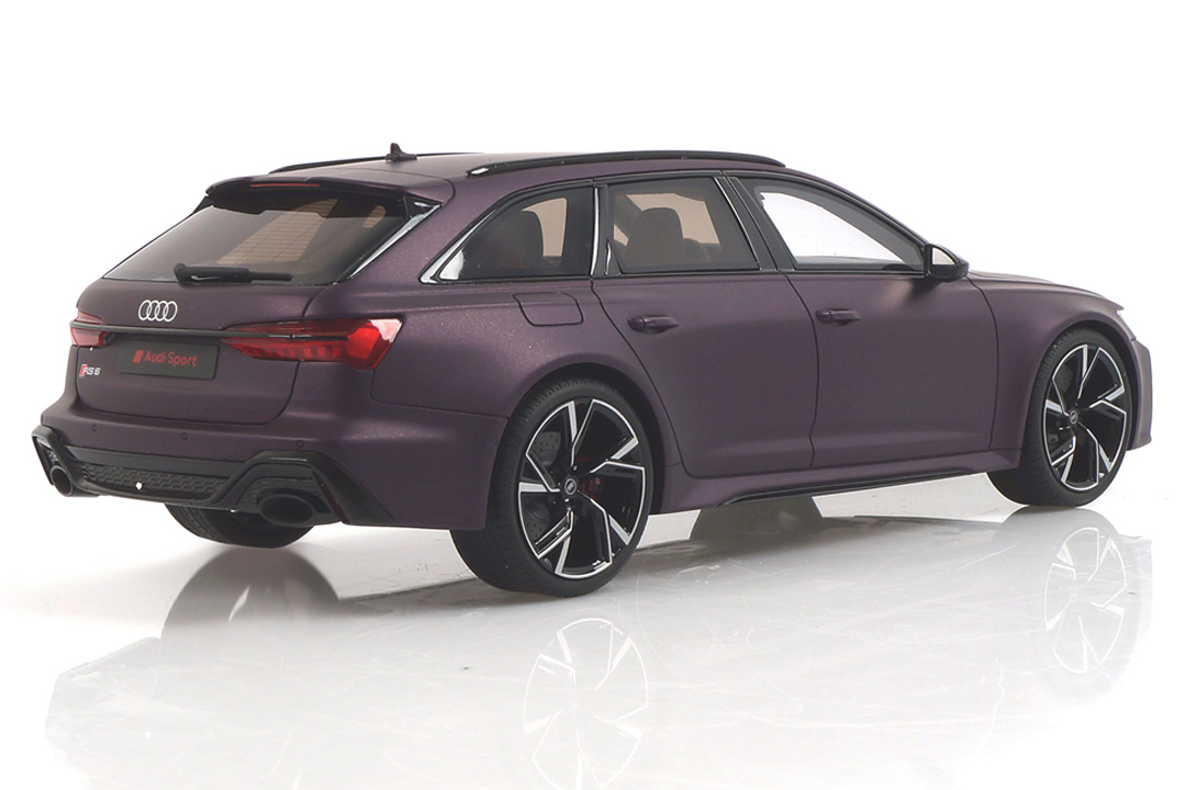 Audi RS6 Avant Merlin purple matt GT Spirit 1:18 GT825 Audi RS6 Avant Merlin purple matt GT Spirit 1:18 GT825