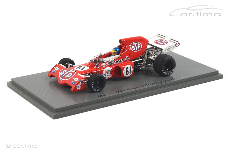 March 721X Race of Champions 1972 Ronnie Peterson Spark 1:43 S7166 March 721X Race of Champions 1972 Ronnie Peterson Spark 1:43 S7166