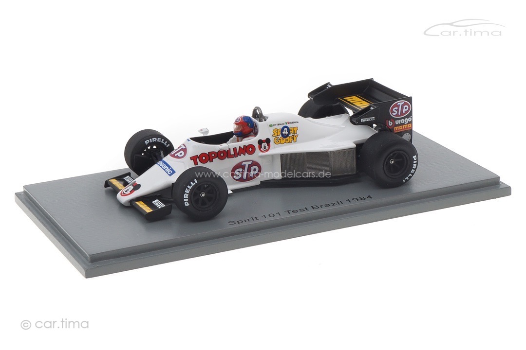 Spirit 101 Test Brasilien 1984 Emerson Fittipaldi Spark 1:43 S3925 Spirit 101 Test Brasilien 1984 Emerson Fittipaldi Spark 1:43 S3925