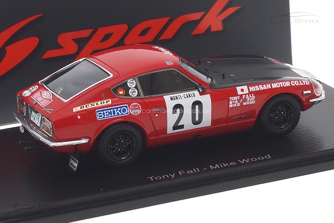 Datsun 240 Z Rallye Monte Carlo 1972 Fall/Wood Spark 1:43 S6284 Datsun 240 Z Rallye Monte Carlo 1972 Fall/Wood Spark 1:43 S6284