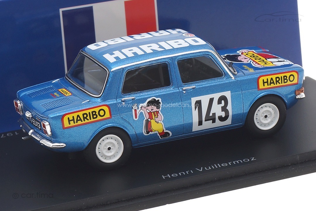 Simca Rallye 2 Course de Côte St. Antonin 1975 Henri Vuillermoz Spark 1:43 SF204