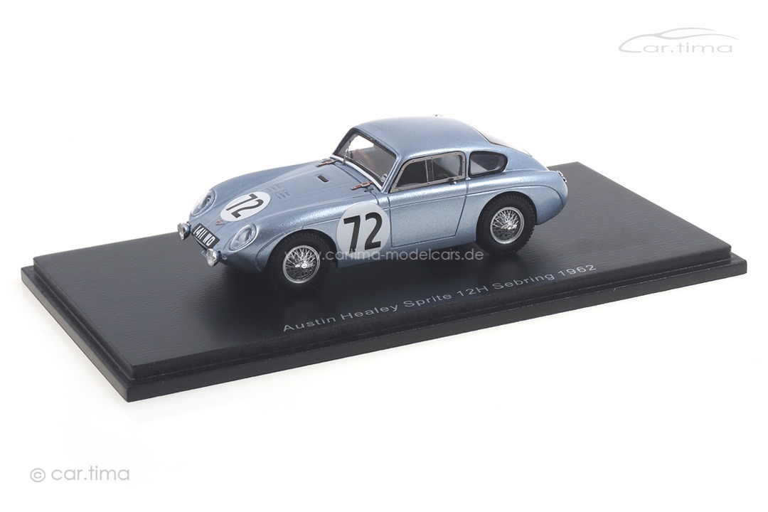 Austin Healey Sprite 12h Sebring 1962 McQueen/Colgate Spark 1:43 S4131 Austin Healey Sprite 12h Sebring 1962 McQueen/Colgate Spark 1:43 S4131