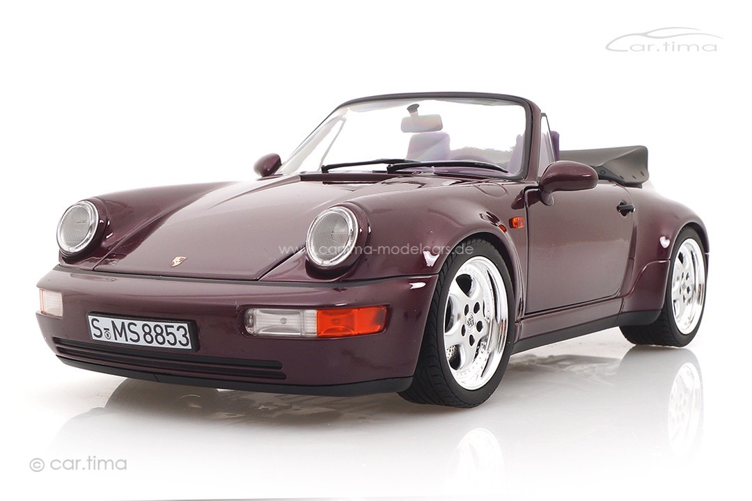 Porsche 911 (964) Turbolook Cabriolet Amethyst met. Norev 1:18 187141