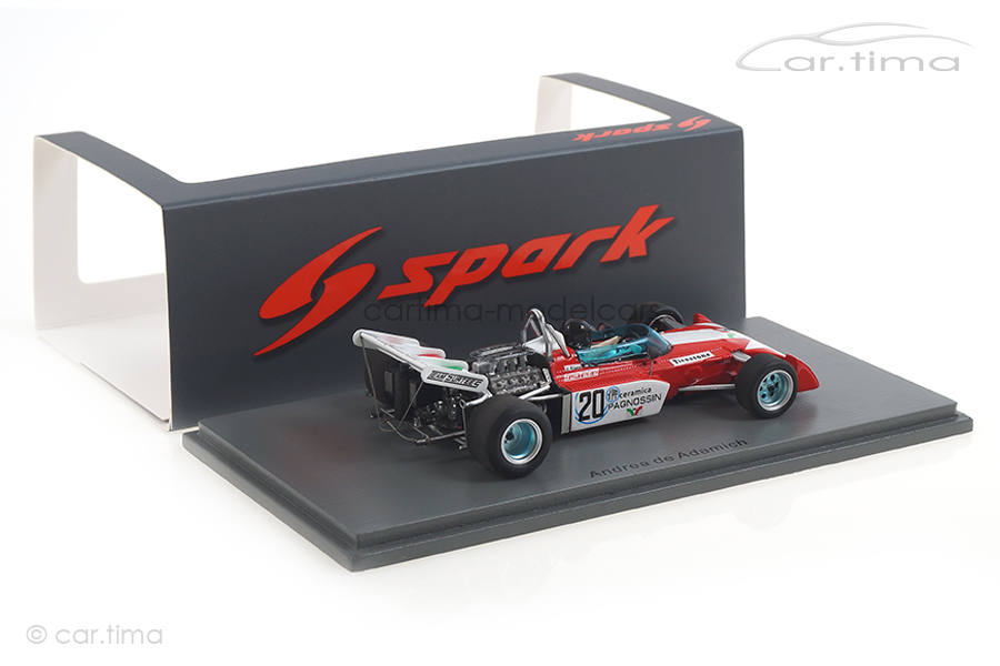 Surtees TS9B GP Argentinien 1972 Andrea de Adamich Spark 1:43 S3992 Surtees TS9B GP Argentinien 1972 Andrea de Adamich Spark 1:43 S3992