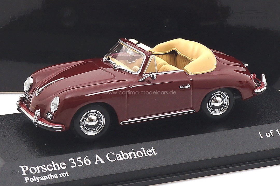 Porsche 356 A Cabriolet Polyantharot Minichamps 1:43 400064231