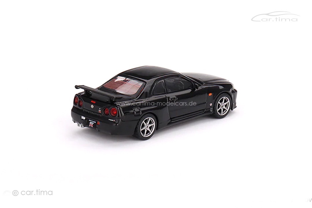 Nissan Skyline GT-R (R34) V-Spec Black Pearl  MINI GT 1:64 MGT00570-R