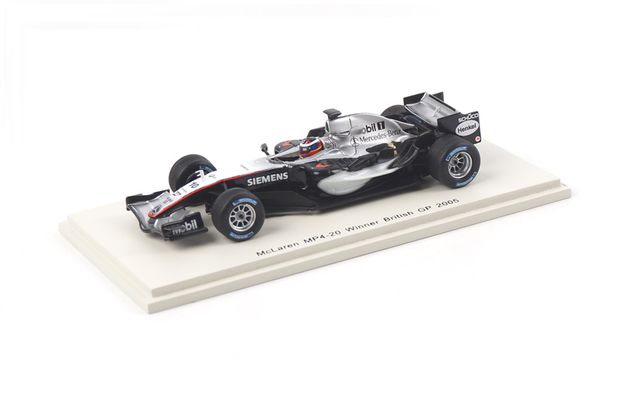 McLaren MP4-20 Winner British GP 2005 Juan-Pablo Montoya Spark 1:43 S4304 McLaren MP4-20 Winner British GP 2005 Juan-Pablo Montoya Spark 1:43 S4304