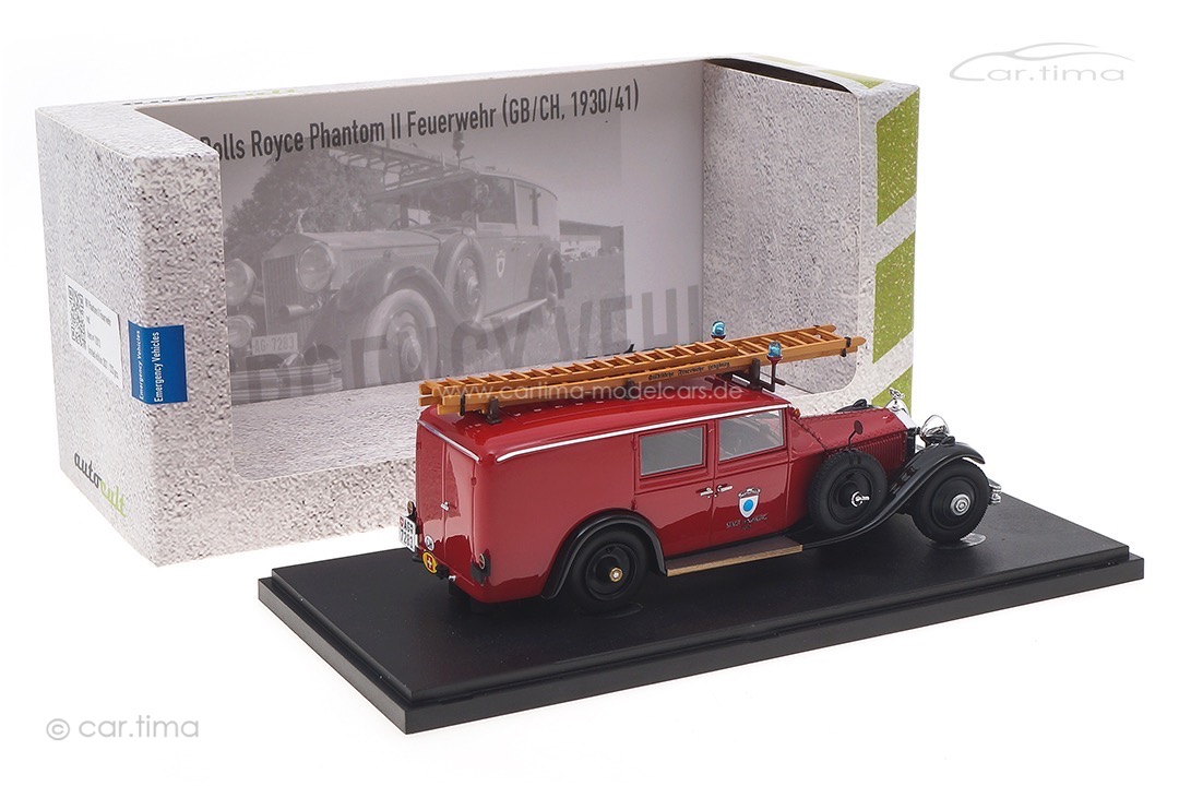 Rolls Royce Phantom II Feuerwehr Autocult 1:43 12013