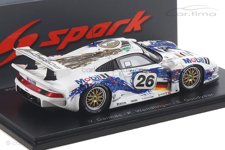 Porsche 911 GT1 24h Le Mans 1996 Dalmas/Goodyear/Wendlinger Spark 1:43 S5603 Porsche 911 GT1 24h Le Mans 1996 Dalmas/Goodyear/Wendlinger Spark 1:43 S5603