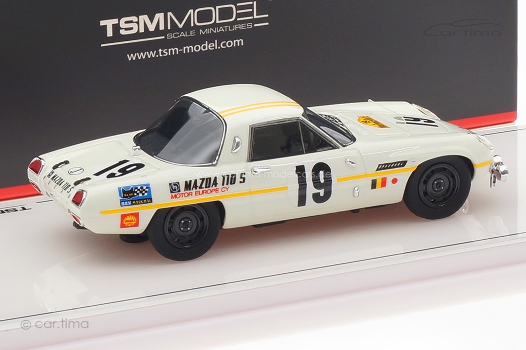 Mazda Cosmo Sport Rallye Marathon De La Route 1968 Darnier/Deprez/Ackermans TSM 1:43 TSM430568 Mazda Cosmo Sport Rallye Marathon De La Route 1968 Darnier/Deprez/Ackermans TSM 1:43 TSM430568