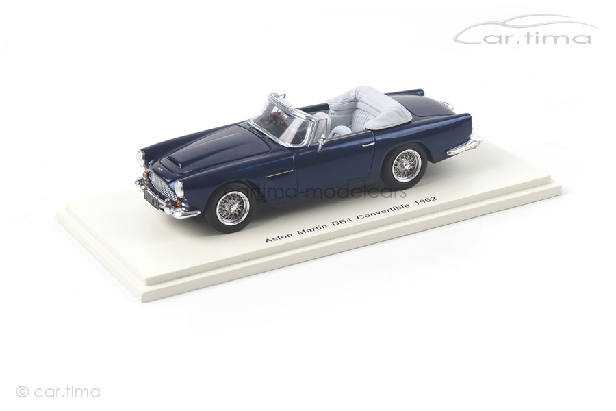 Aston Martin DB4 Convertible 1962 blau Spark 1:43 S2430 Aston Martin DB4 Convertible 1962 blau Spark 1:43 S2430