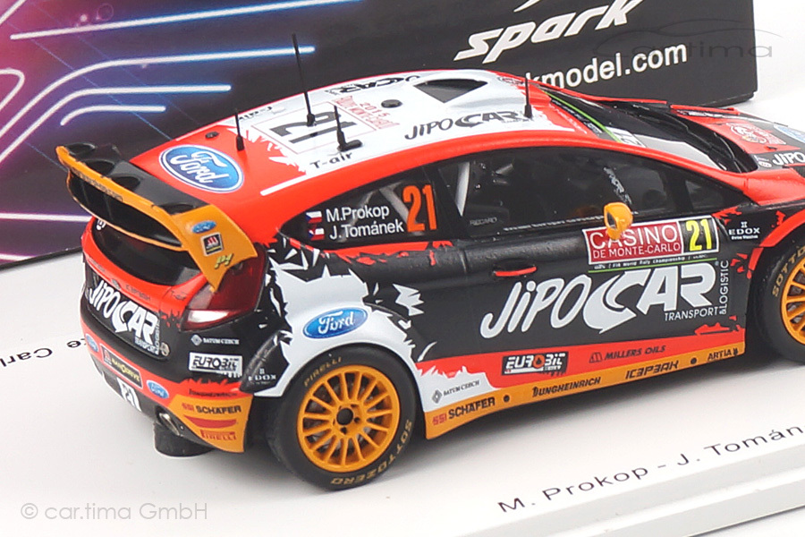 Ford Fiesta WRC Rally Monte Carlo 2015 Prokop/Tománek Spark 1:43 S4516 Ford Fiesta WRC Rally Monte Carlo 2015 Prokop/Tománek Spark 1:43 S4516