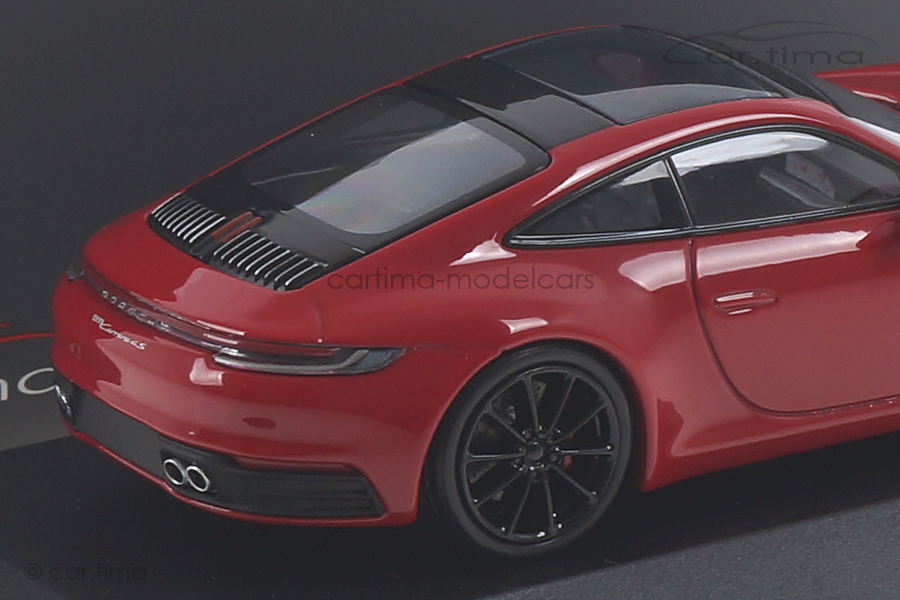 Porsche 911 (992) Carrera 4S Karminrot / Rad schwarz - Minichamps car.tima CUSTOMIZED Porsche 911 (992) Carrera 4S Karminrot / Rad schwarz - Minichamps car.tima CUSTOMIZED