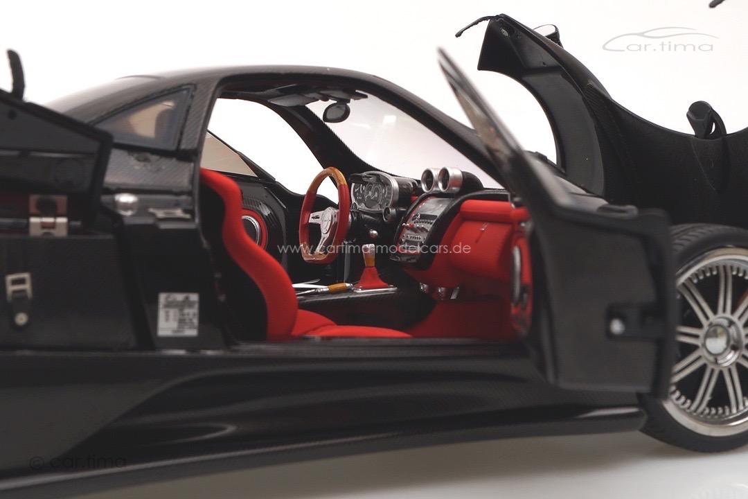 Pagani Zonda F 2005 2015 Matt Black Almost Real 1:18 850403001