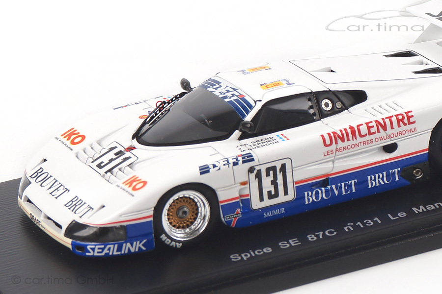 Spice SE 87C 24h Le Mans 1988 Grand/Guenoun/Terrien Spark 1:43 S3587 Spice SE 87C 24h Le Mans 1988 Grand/Guenoun/Terrien Spark 1:43 S3587