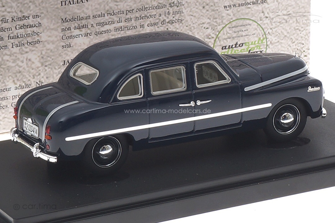 Wendax WS 750 1950 dunkelblau autocult 1:43 02029 Wendax WS 750 1950 dunkelblau autocult 1:43 02029